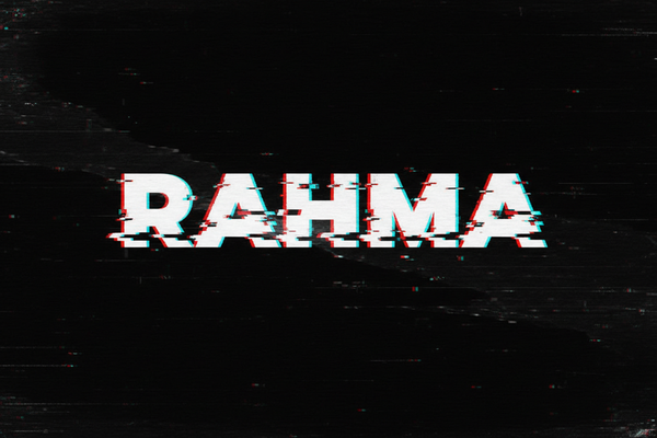 RAHMA Glitch Banner